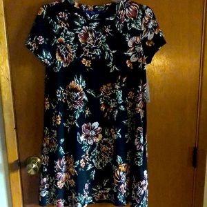 NEW Womens Apt 9, Dress, floral, short sleeved.
